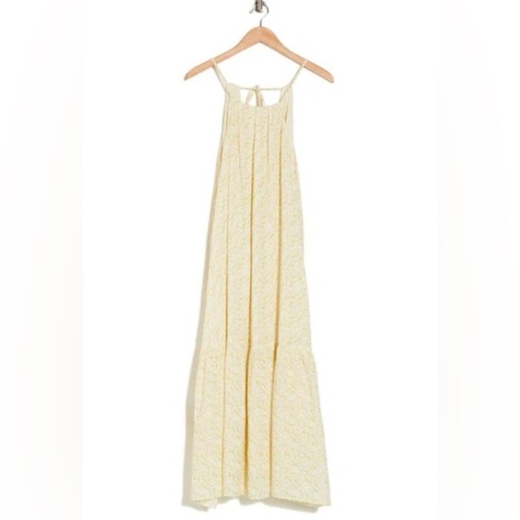 FRNCH ANETH FLORAL COTTON DRESS IN CREAM - Picture 1 of 8